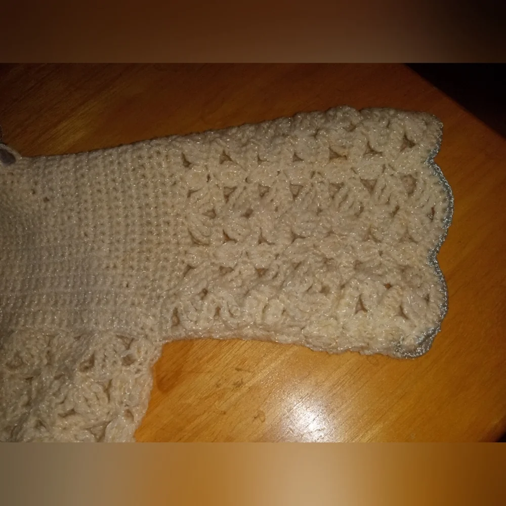 Crochet Baby Matinee Jacket / Cardigan (3 - 6) months - Picture 4 of 8